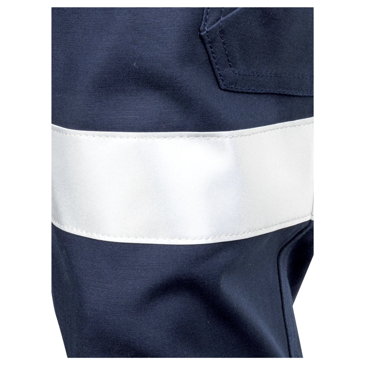 Midweight Cotton Stretch Cargo Trousers with Biomotion Reflective Tape - 240 GSM