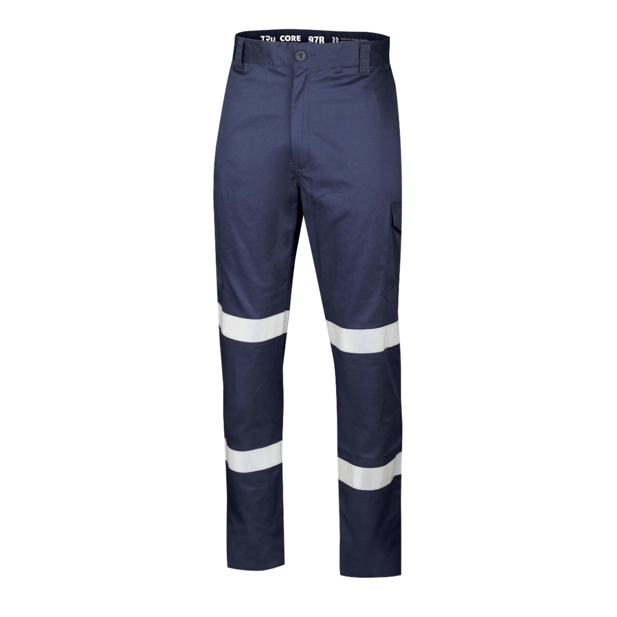 Midweight Drill Trousers with Biomotion Reflective Tape - 240 GSM
