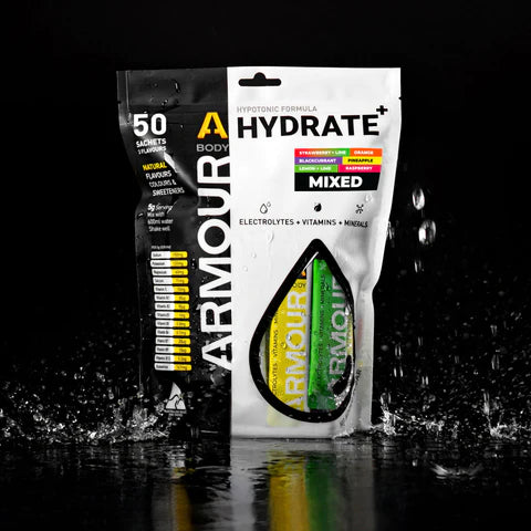 Body ARMOUR - Hydrate+ Hypotonic Sachets (50 Sachets) - BAHSP50