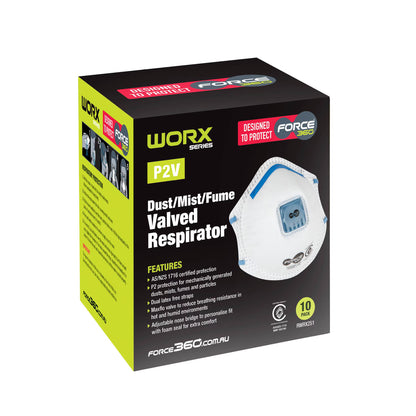 Force 360 - P2V Disposable Respirator (10 Pack) - RWRX251