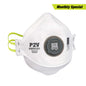 Force 360 - P2 Flat Fold Valved Respirator (10 Box) - RWRX351