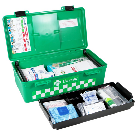 Workplace First Aid Kit Standard Portable Uneedit Supplies