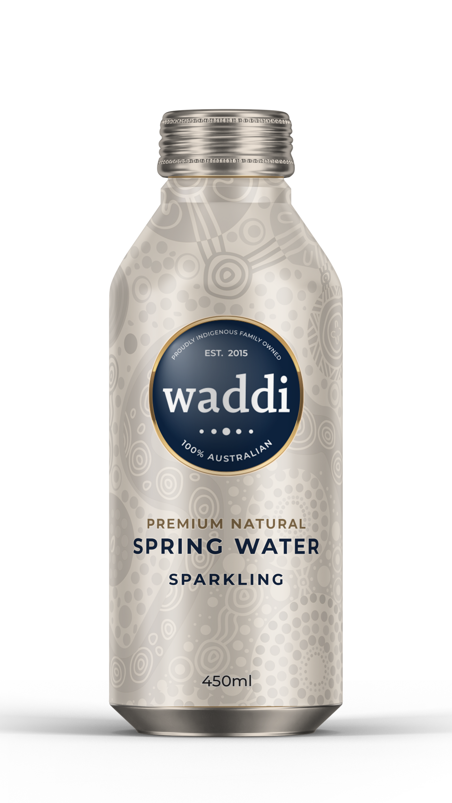 Waddi Springs - Sparkling Spring Water - Aluminium 450ml