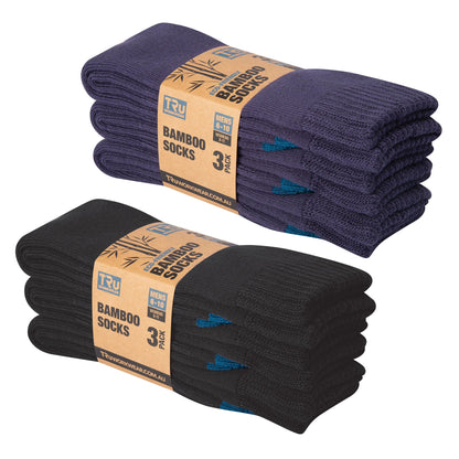 TRu Brands - Eco-Friendly Bamboo Socks Triple pack - TA1030