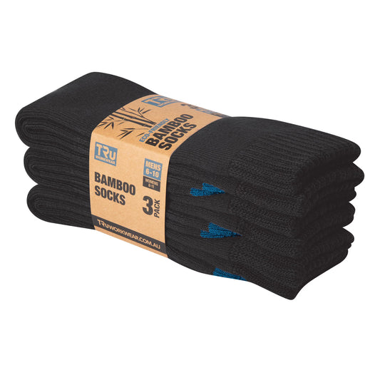 TRu Brands - Eco-Friendly Bamboo Socks Triple pack - TA1030