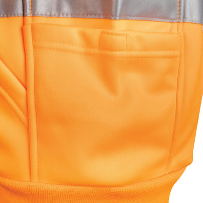 TRu Workwear - Fleece Hoodie with Reflective Tape VIC Rail - TF1959T4