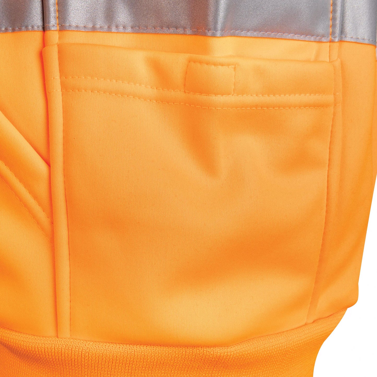 TRu Workwear - Fleece Polyester Water Repellent Hoodie W/Reflective Tape VIC Rail - TF1959T4