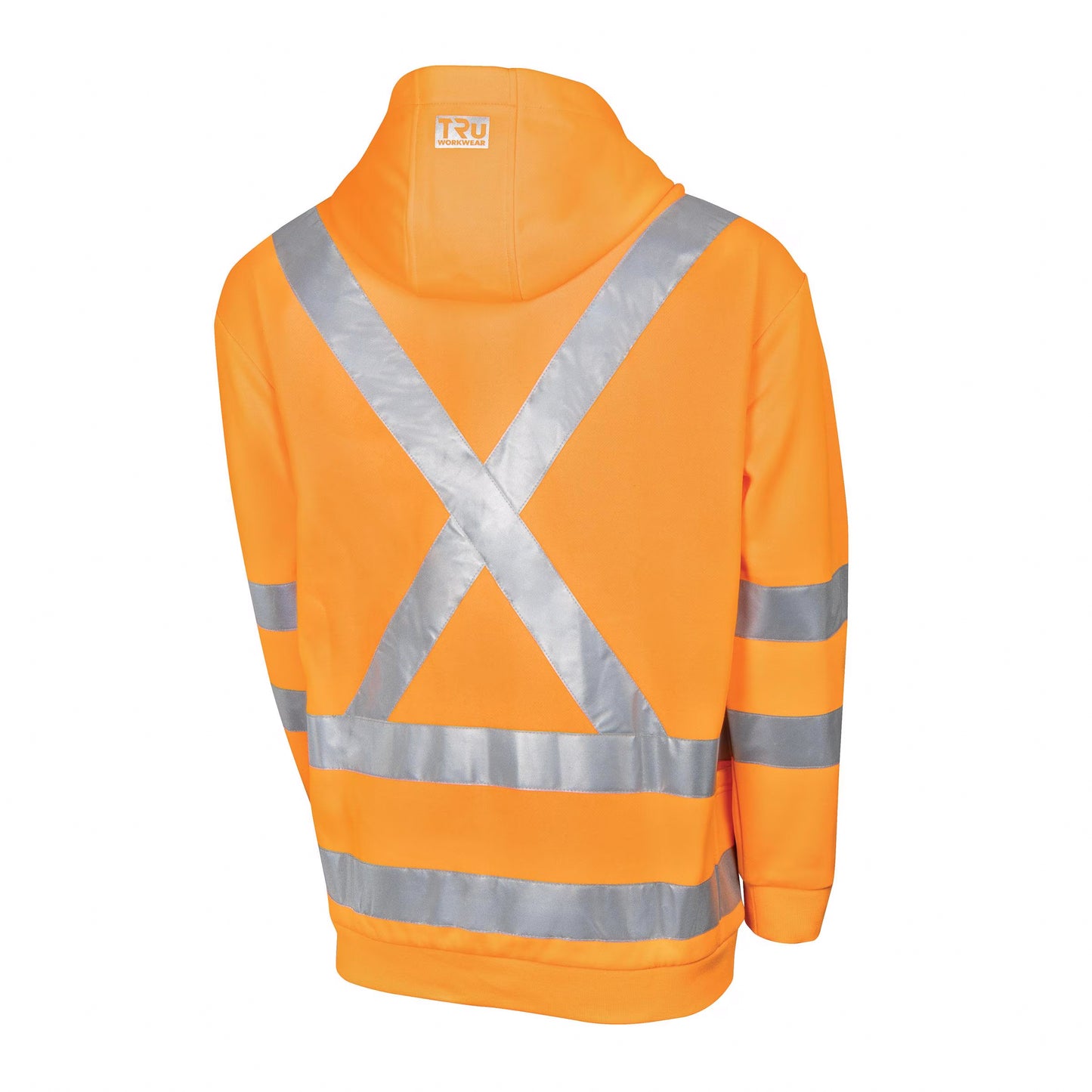 TRu Workwear - Fleece Hoodie with Reflective Tape NSW Rail - TF1959T5
