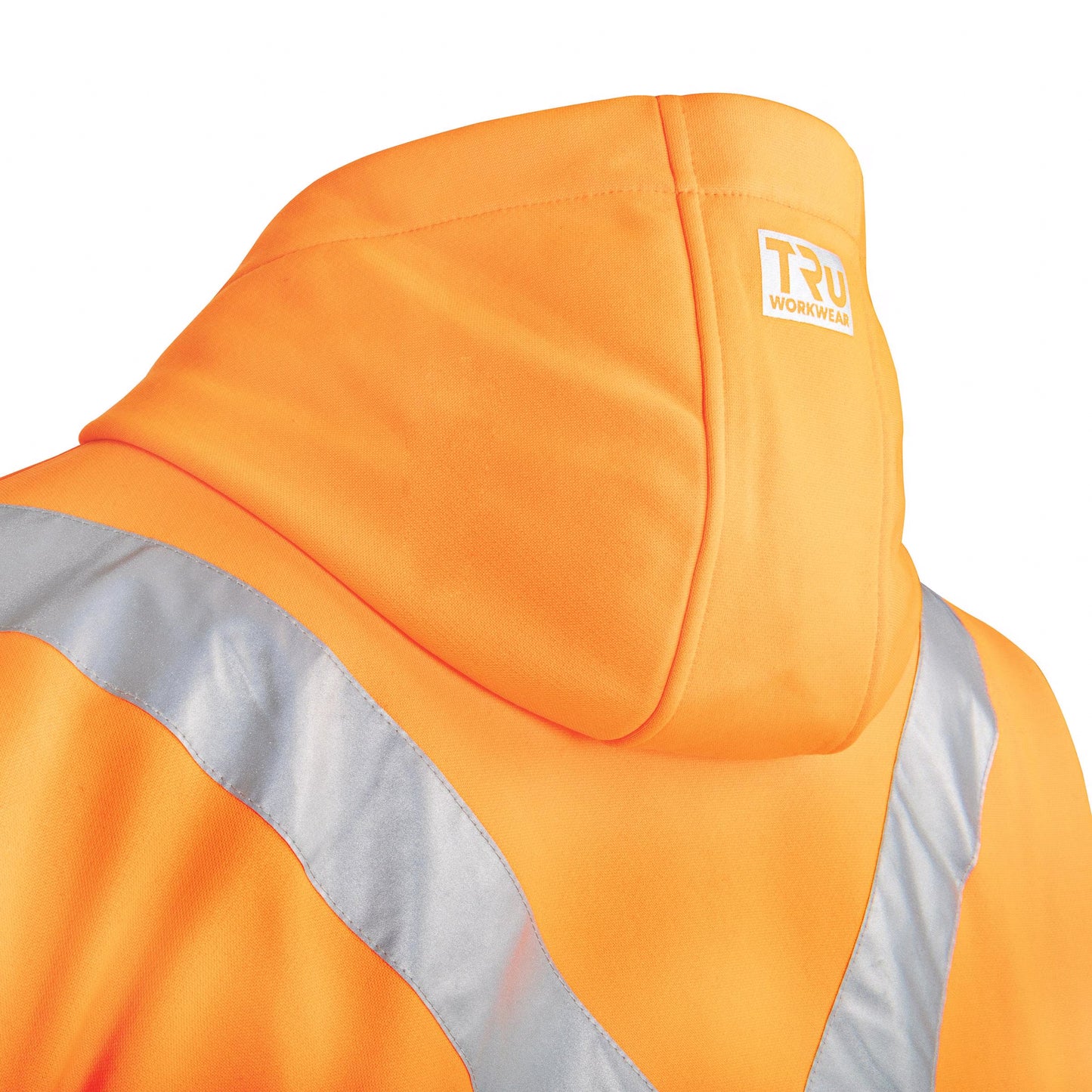 TRu Workwear - Fleece Hoodie with Reflective Tape NSW Rail - TF1959T5