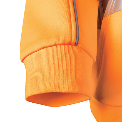 TRu Workwear - Fleece Hoodie with Reflective Tape NSW Rail - TF1959T5