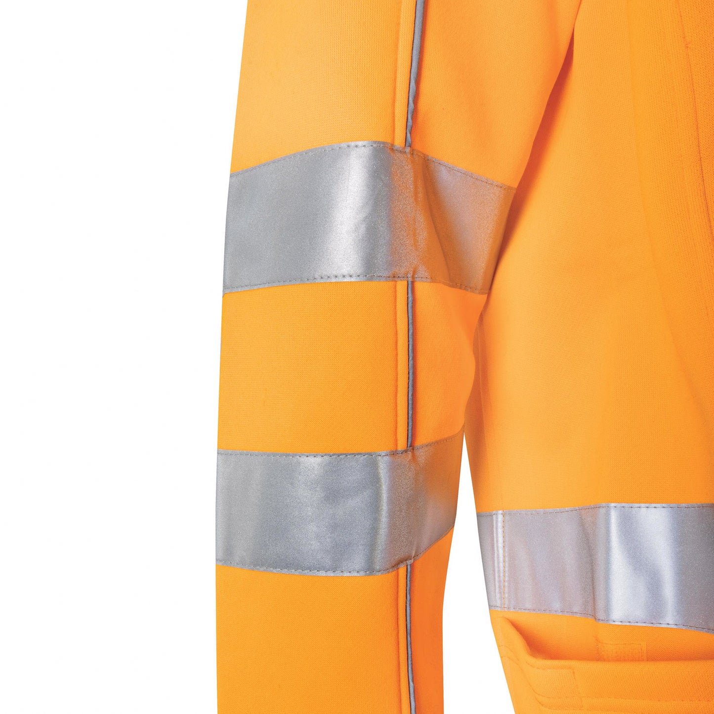 TRu Workwear - Fleece Hoodie with Reflective Tape NSW Rail - TF1959T5