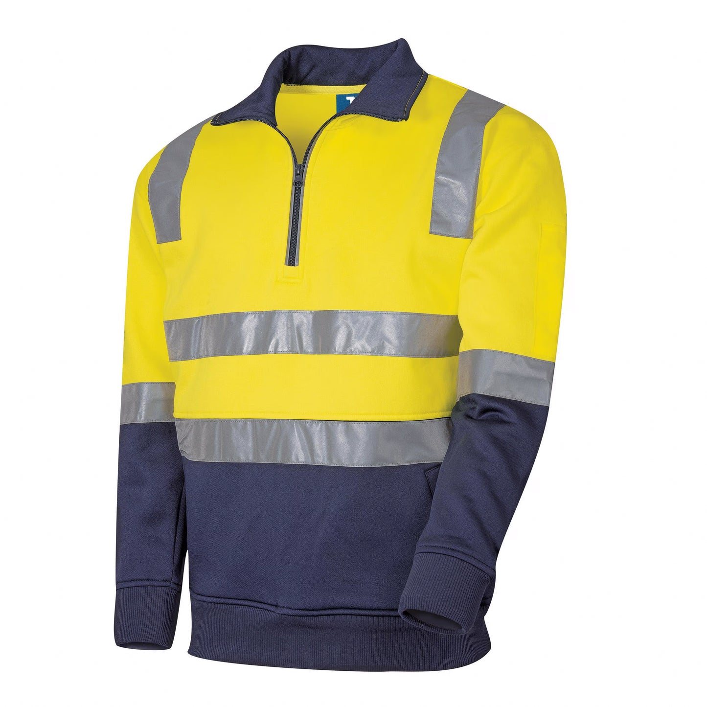 TRu Workwear - 1/4 Zip Fleece Jumper W/Reflective Tape -TF2950T7