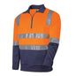 TRu Workwear - 1/4 Zip Fleece Jumper W/Reflective Tape -TF2950T7