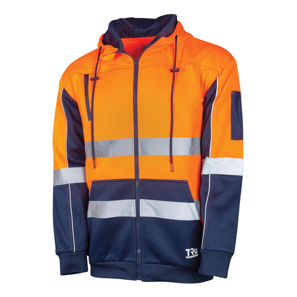 TRu Workwear - Two-Tone Fleece Hoodie w/Reflective Tape - TF2959T1