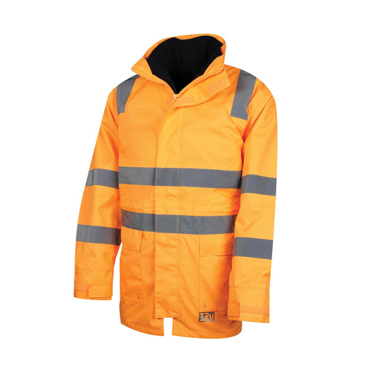 TRu Workwear - 4 in 1 Polyester Oxford w/Reflective Tape VIC Rail - TJ1910T4