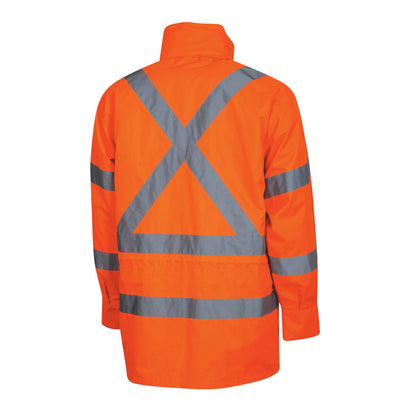 TRu Workwear - 3 in 1 Polyester Oxford w/Reflective Tape NSW Rail - TJ1911T5