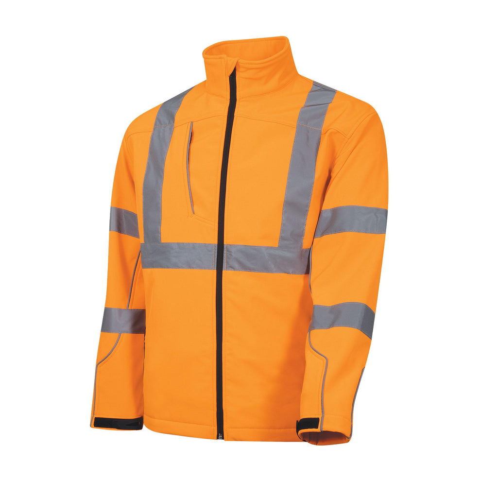 TRu Workwear - Softshell Full Zip Jacket w/Reflective Tape NSW Rail ...