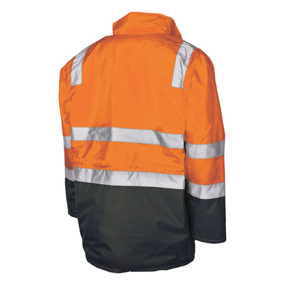 TRu Workwear - Rain Jacket with Quilted Lining w/Reflective Tape - TJ2930T4