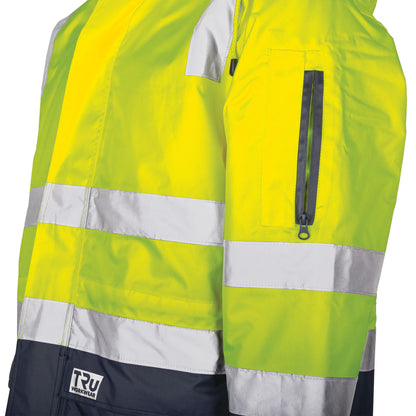 TRu Workwear - Rain Jacket with Quilted Lining w/Reflective Tape - TJ2930T4