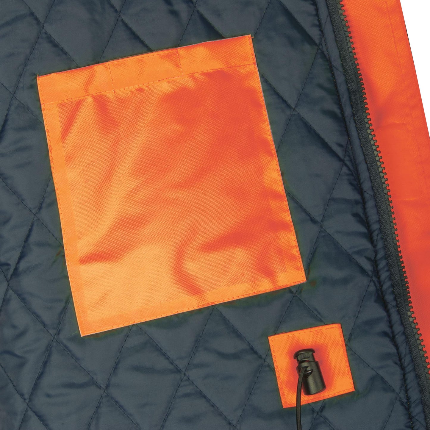 TRu Workwear - Rain Jacket with Quilted Lining w/Reflective Tape - TJ2930T4