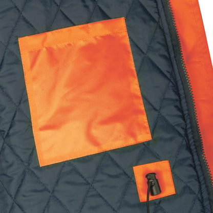 TRu Workwear - Rain Jacket with Quilted Lining w/Reflective Tape - TJ2930T4