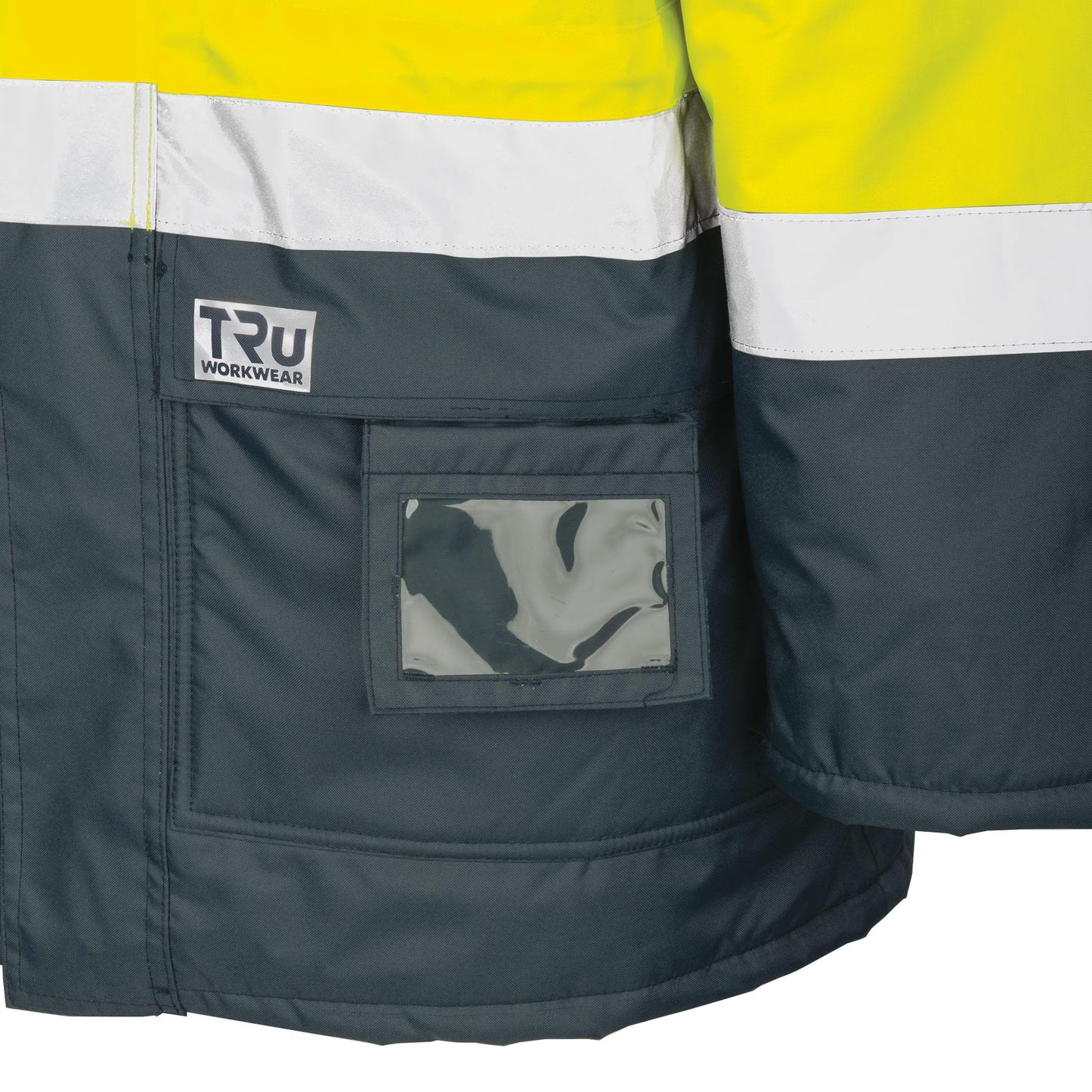 TRu Workwear - Rain Jacket with Quilted Lining w/Reflective Tape - TJ2930T4