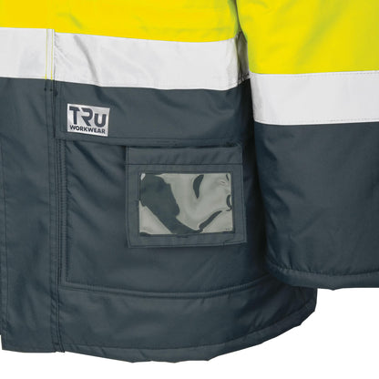 TRu Workwear - Rain Jacket with Quilted Lining w/Reflective Tape - TJ2930T4
