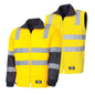 TRu Workwear - Wet Weather Jacket with Removable Sleeves w/Reflective Tape - TJ2945T4