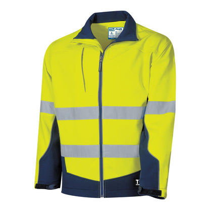 TRu Workwear - Softshell Full Zip Jacket w/Reflective Tape- TJ2960T1