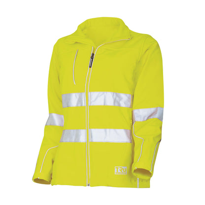 TRu Workwear - Womens Softshell Full Zip Jacket with Reflective Tape - TJW1960T1