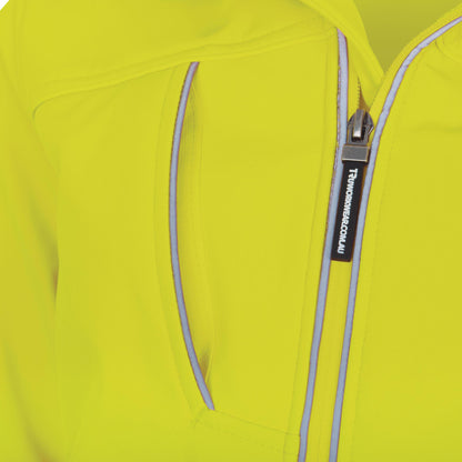TRu Workwear - Womens Softshell Full Zip Jacket with Reflective Tape - TJW1960T1