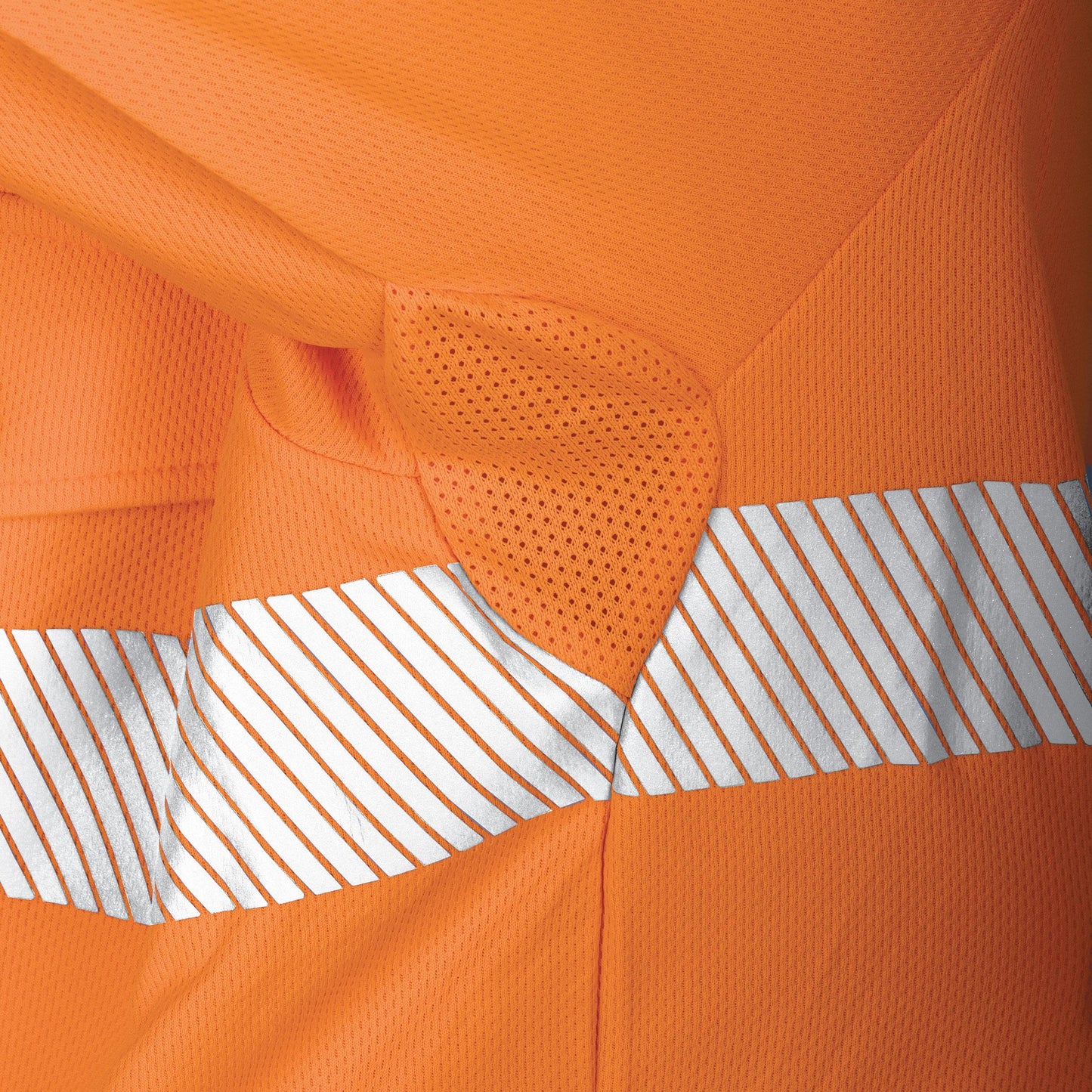 TRu Workwear -Womens Recycled Anti-Microbial Micromesh S/S Two Tone Hi-Vis Polo Shirt W/Segmented Tape -TSW2415T1