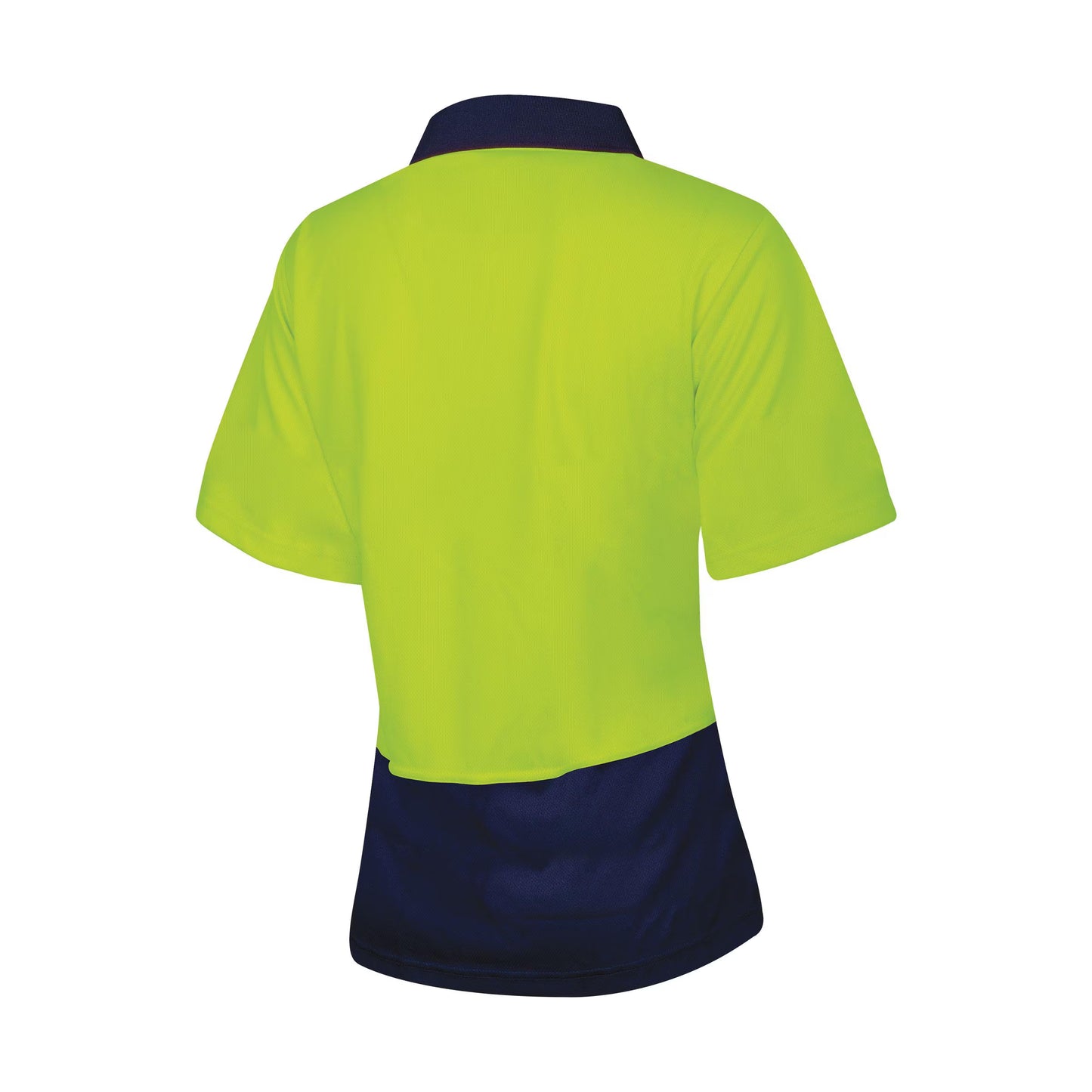 Tru Workwear -  Recycled Women's Anti-Microbial Micromesh S/S Two Tone Hi-Vis Polo Shirt - TSW2415
