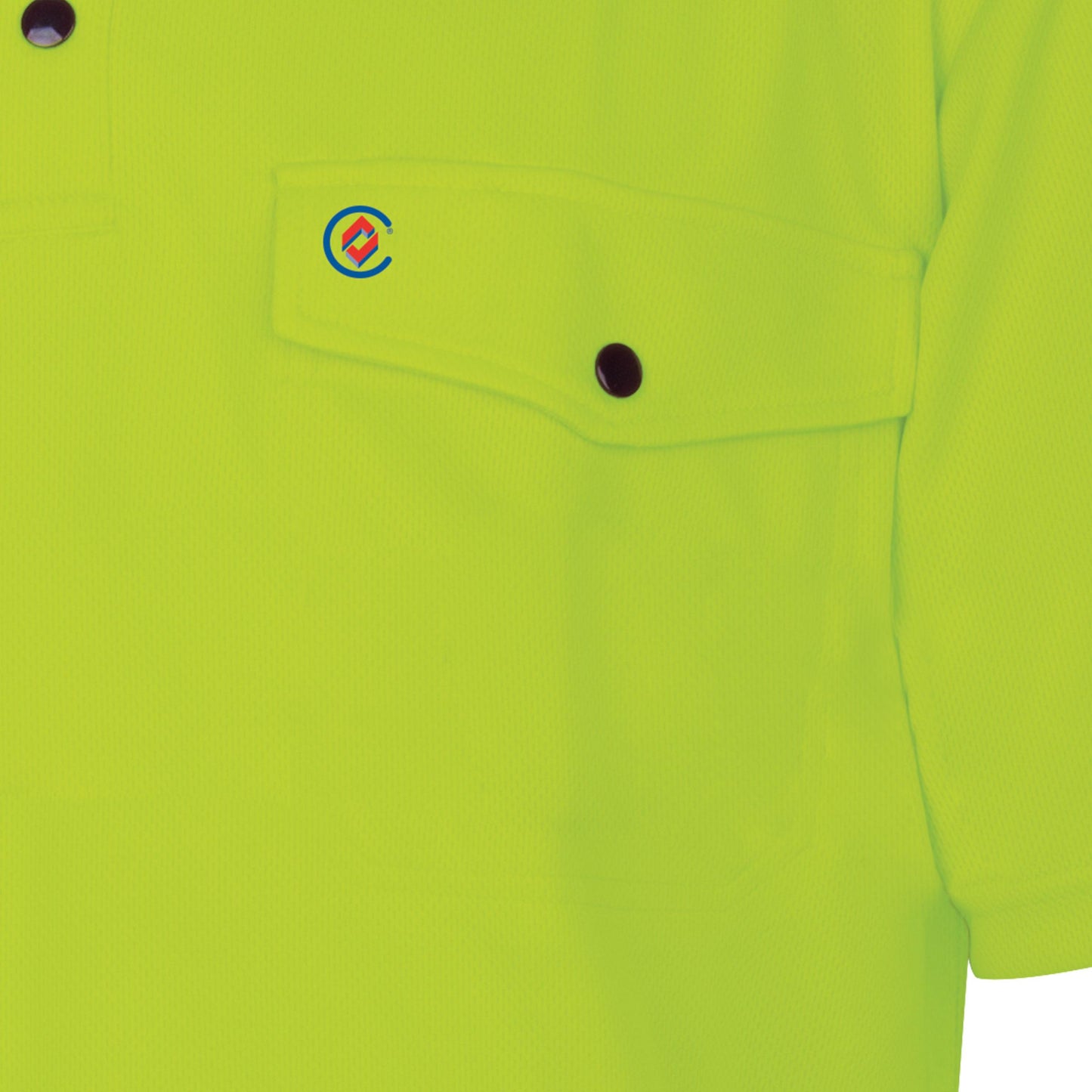 Tru Workwear -  Recycled Women's Anti-Microbial Micromesh S/S Two Tone Hi-Vis Polo Shirt - TSW2415