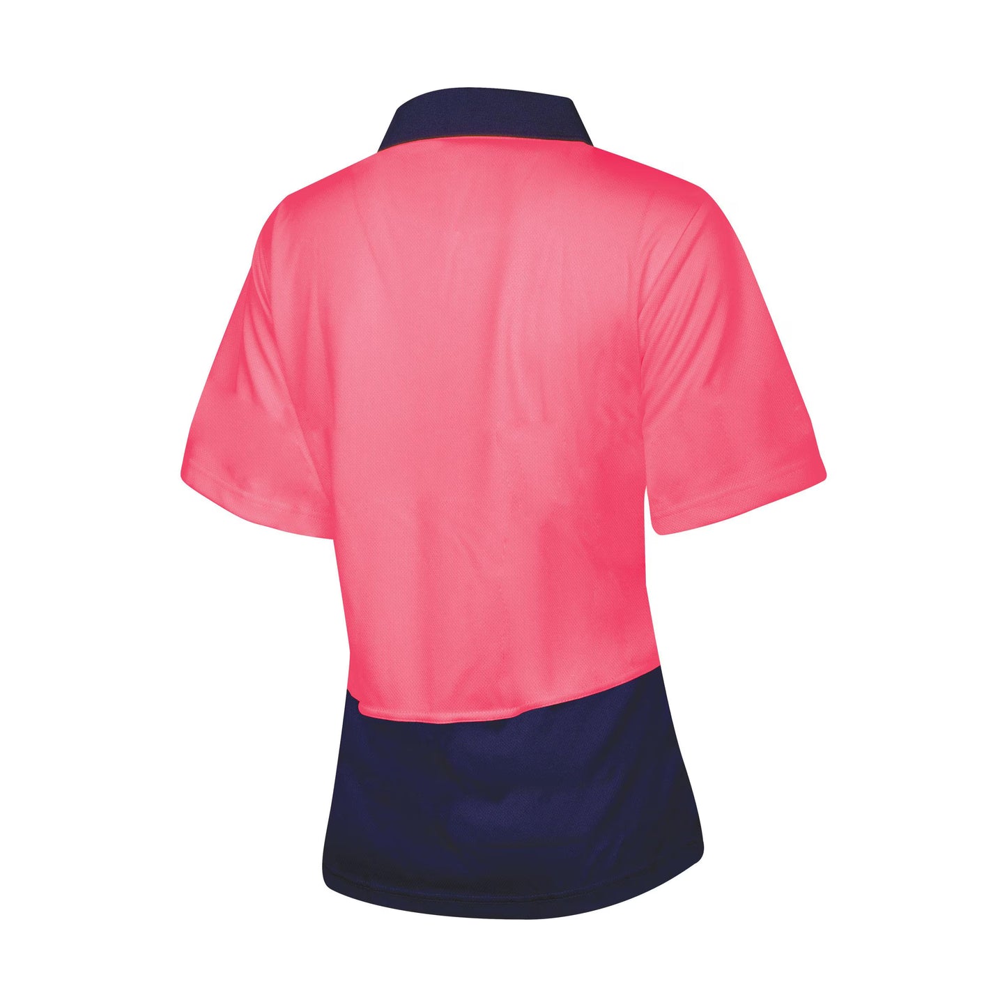 Tru Workwear -  Recycled Women's Anti-Microbial Micromesh S/S Two Tone Hi-Vis Polo Shirt - TSW2415