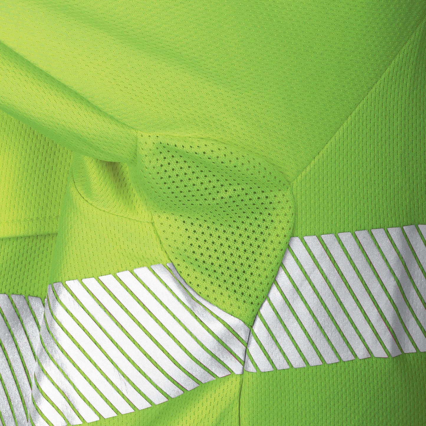 TRu Workwear - Recycled Womens Anti-Microbial Micromesh L/S Two Tone Hi-Vis Polo Shirt With Segmented Tape - TSW2425T1