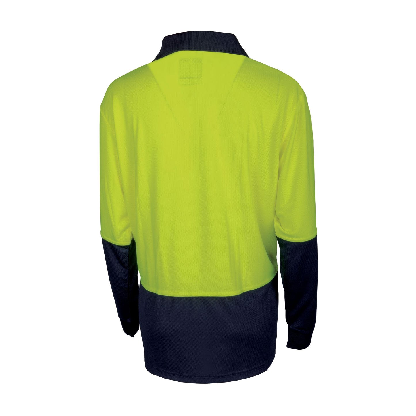 TRu Workwear - Recycled Women's Anti-Microbial Micromesh L/S Two Tone Hi-Vis Polo Shirt - TSW2425