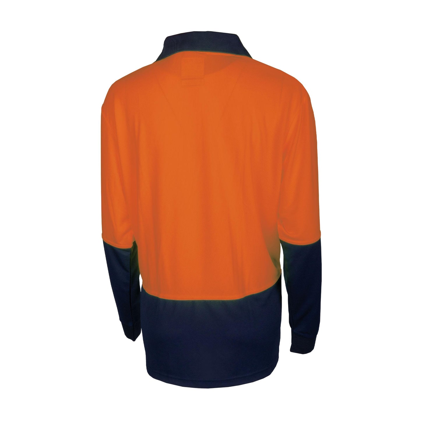 TRu Workwear - Recycled Women's Anti-Microbial Micromesh L/S Two Tone Hi-Vis Polo Shirt - TSW2425