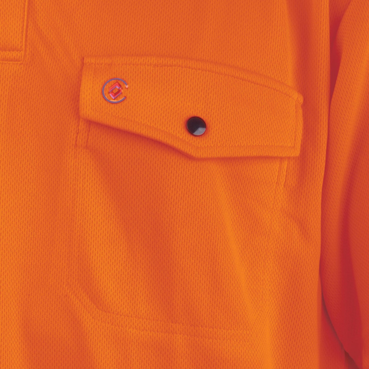 TRu Workwear - Recycled Women's Anti-Microbial Micromesh L/S Two Tone Hi-Vis Polo Shirt - TSW2425