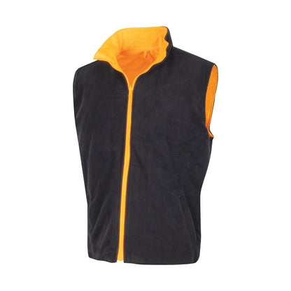 TRu Workwear - Reversible Polyester Oxford Vest w/ Reflective Tape Vic Rail - TV1915T4