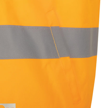 TRu Workwear - Reversible Polyester Oxford Vest w/ Reflective Tape Vic Rail - TV1915T4