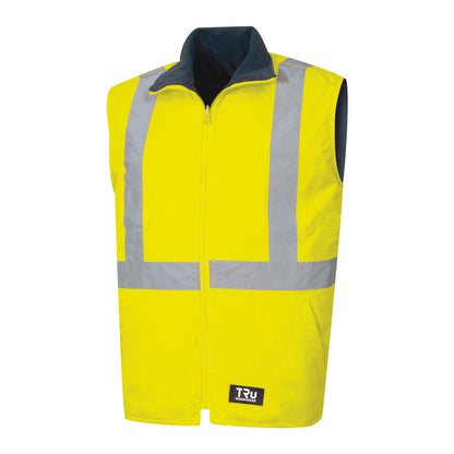 TRu Workwear - Wet Weather Reversible Vest w/Reflective Vest - TV1915T5