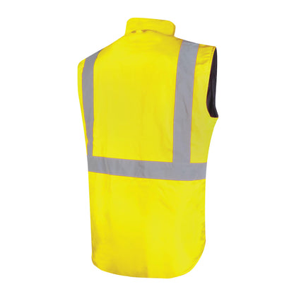 TRu Workwear - Wet Weather Reversible Vest w/Reflective Vest - TV1915T5