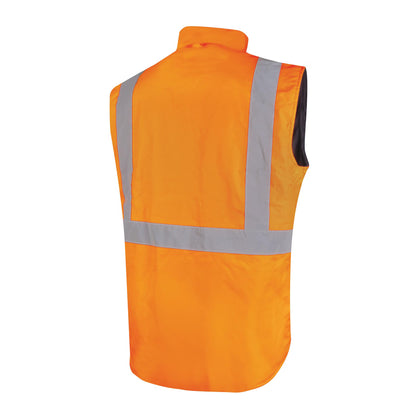 TRu Workwear - Wet Weather Reversible Vest w/Reflective Vest - TV1915T5