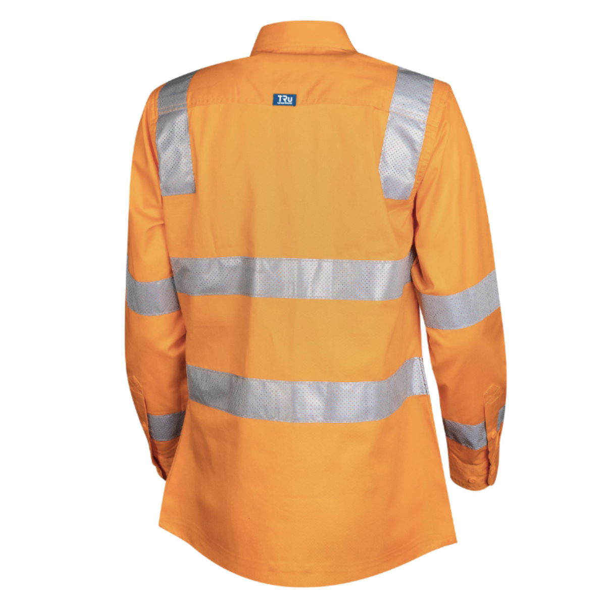 Tru Workwear - Women's VIC Rail Lightweight Vented L/S Hi-Vis Drill Shirt w/Reflective Tape - DSW1166T4