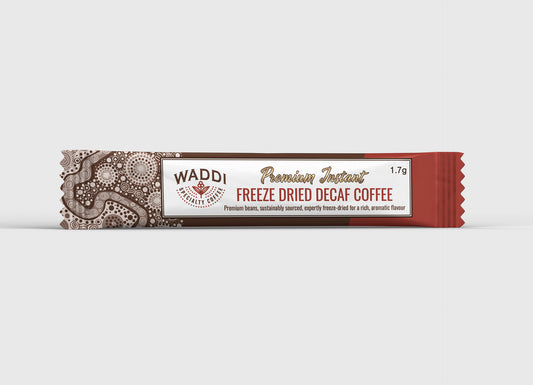 Waddi Speciality Coffee - Granulated Decaf Coffee - 500 Single Serve 1.7g