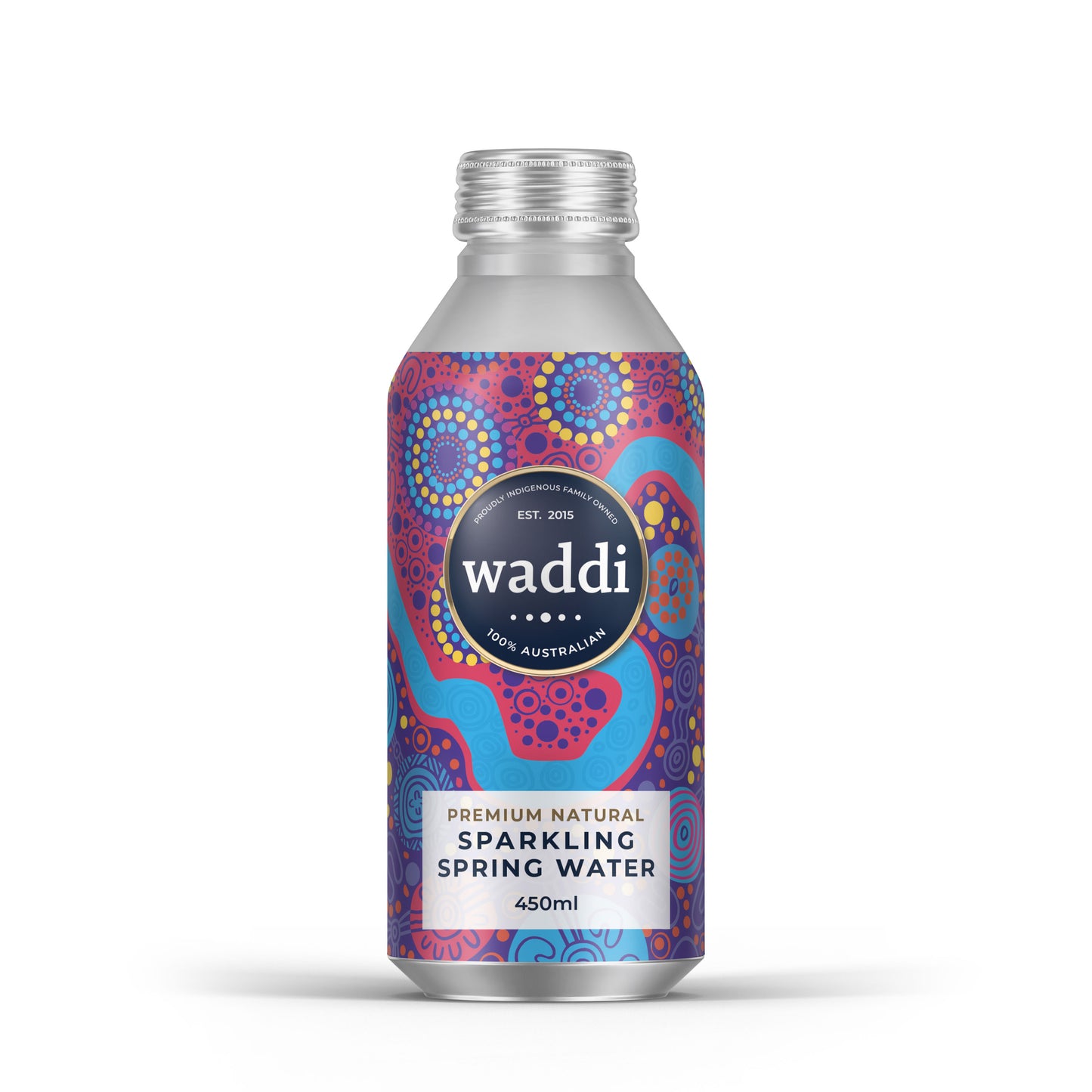 Waddi Springs - Sparkling Spring Water - Aluminium 450ml