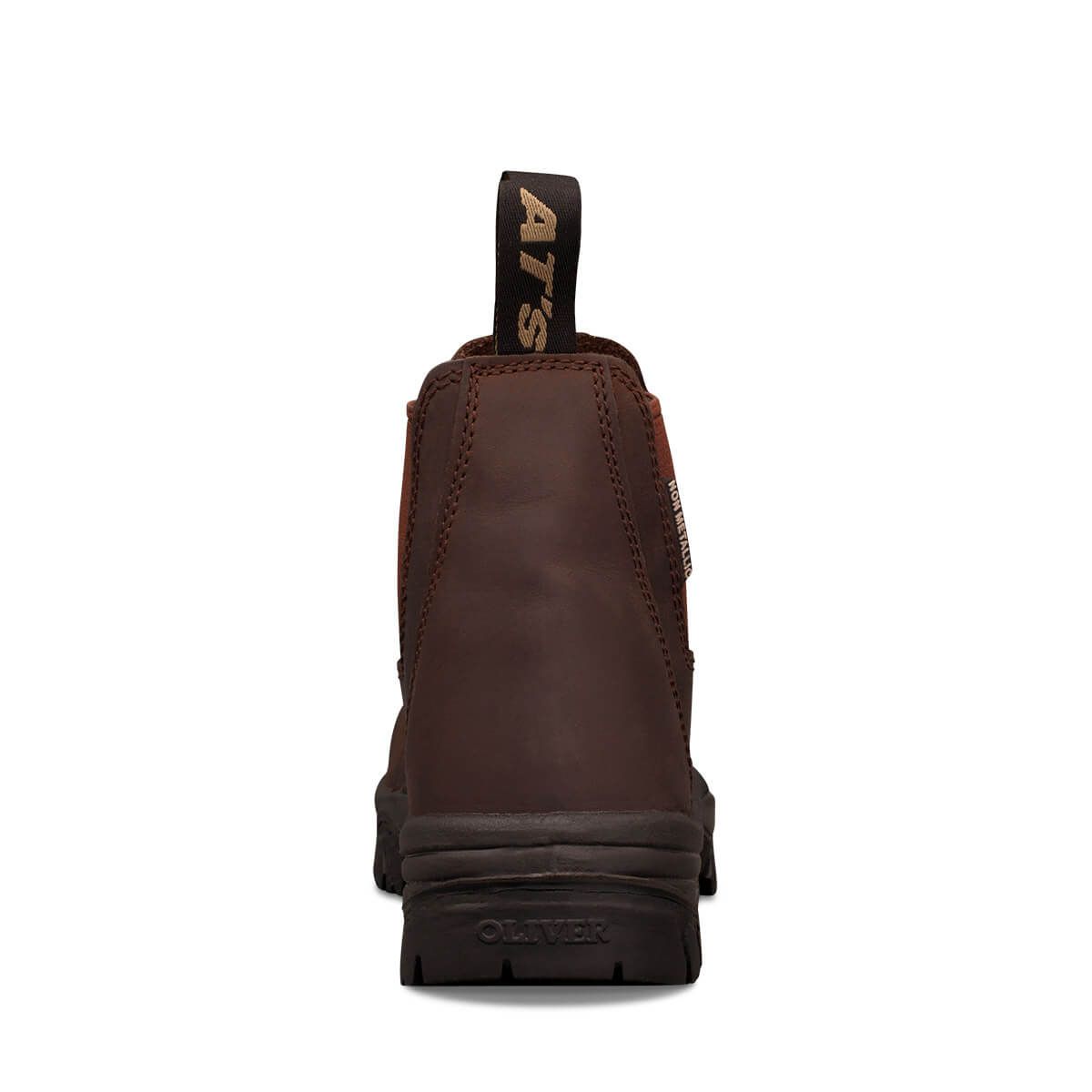 Oliver - 150mm Brown Elastic Sided Boot 45-627