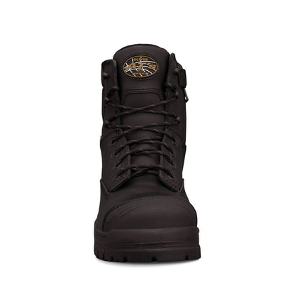Oliver - 150mm Zip Sided Safety Boots Black - 45 645z