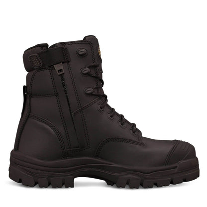 Oliver - 150mm Zip Sided Safety Boots Black - 45 645z